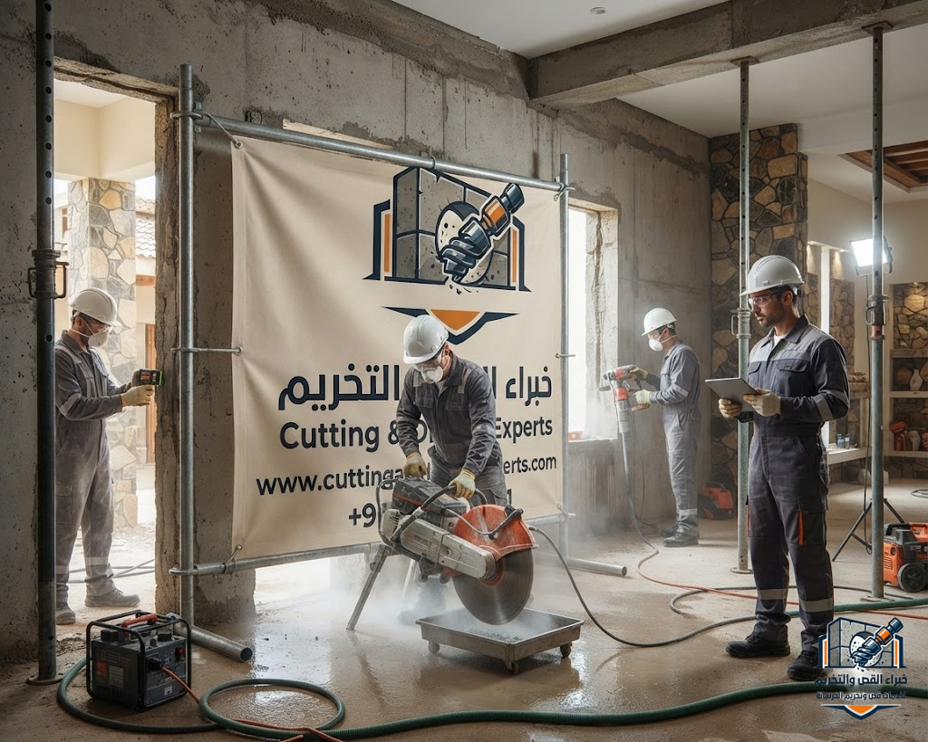خبراء القص والتخريم بالطائف يقدمون قص الخرسانة للمنازل باستخدام أحدث تقنيات القص الماسي مع الحفاظ على سلامة الهيكل الخرساني